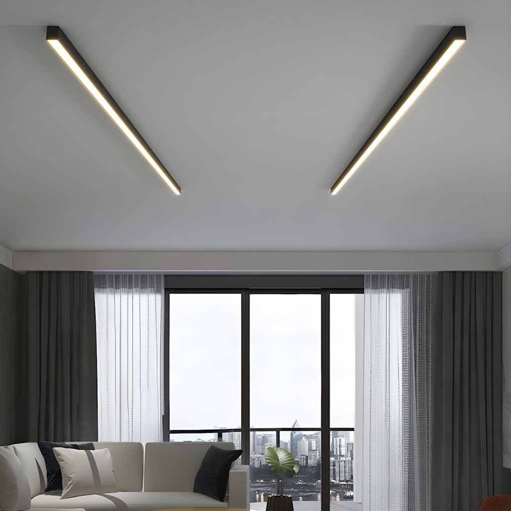Eclipse Minimalist LED Ceiling Fixture for Contemporary Living Areas