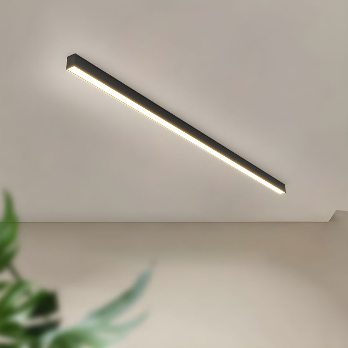 Eclipse Minimalist LED Ceiling Fixture for Contemporary Living Areas
