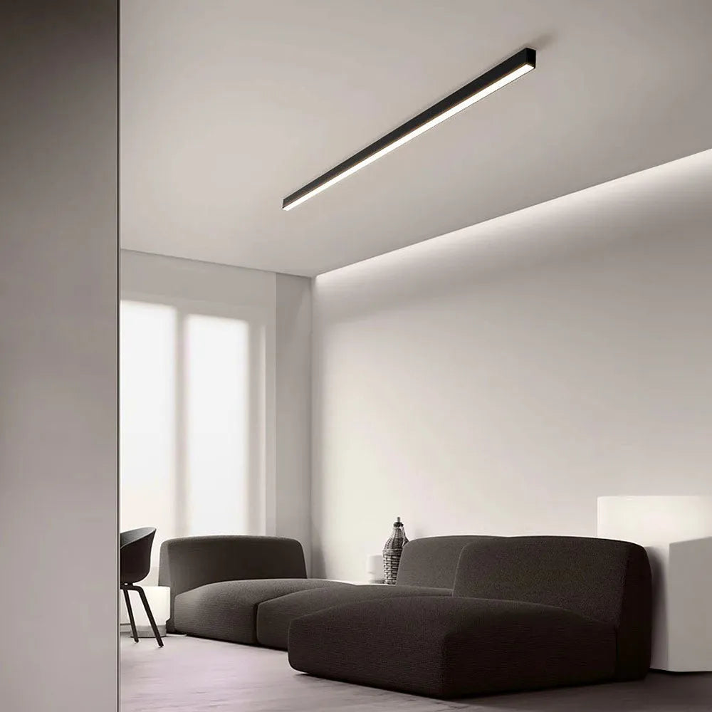Eclipse Minimalist LED Ceiling Fixture for Contemporary Living Areas