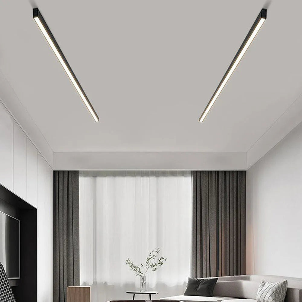 Eclipse Minimalist LED Ceiling Fixture for Contemporary Living Areas