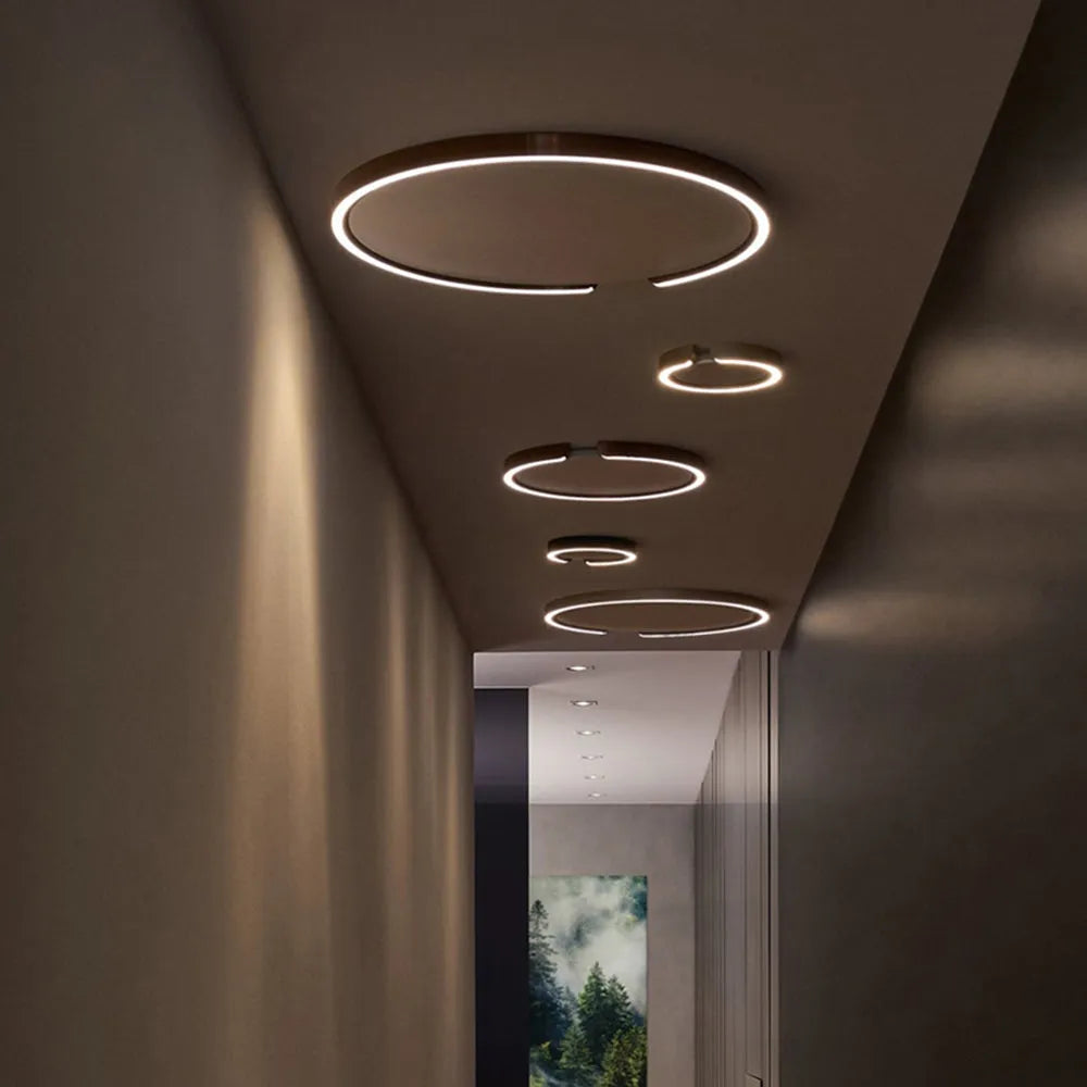 LumaHalo LED Ceiling Light With Modern Ring Design