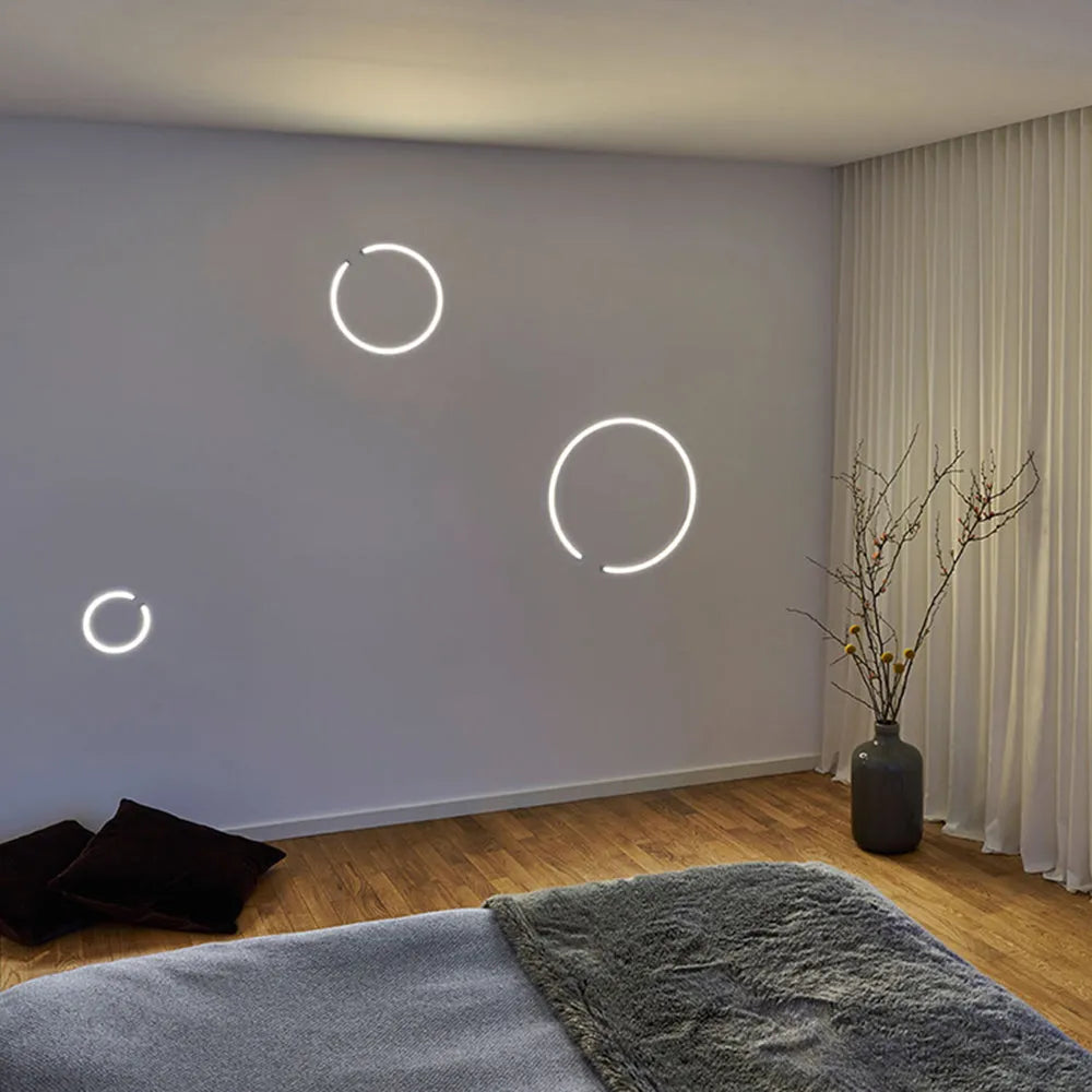 LumaHalo LED Ceiling Light With Modern Ring Design
