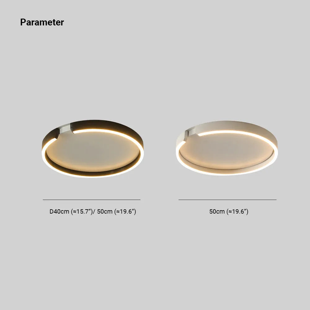 LumaHalo LED Ceiling Light With Modern Ring Design