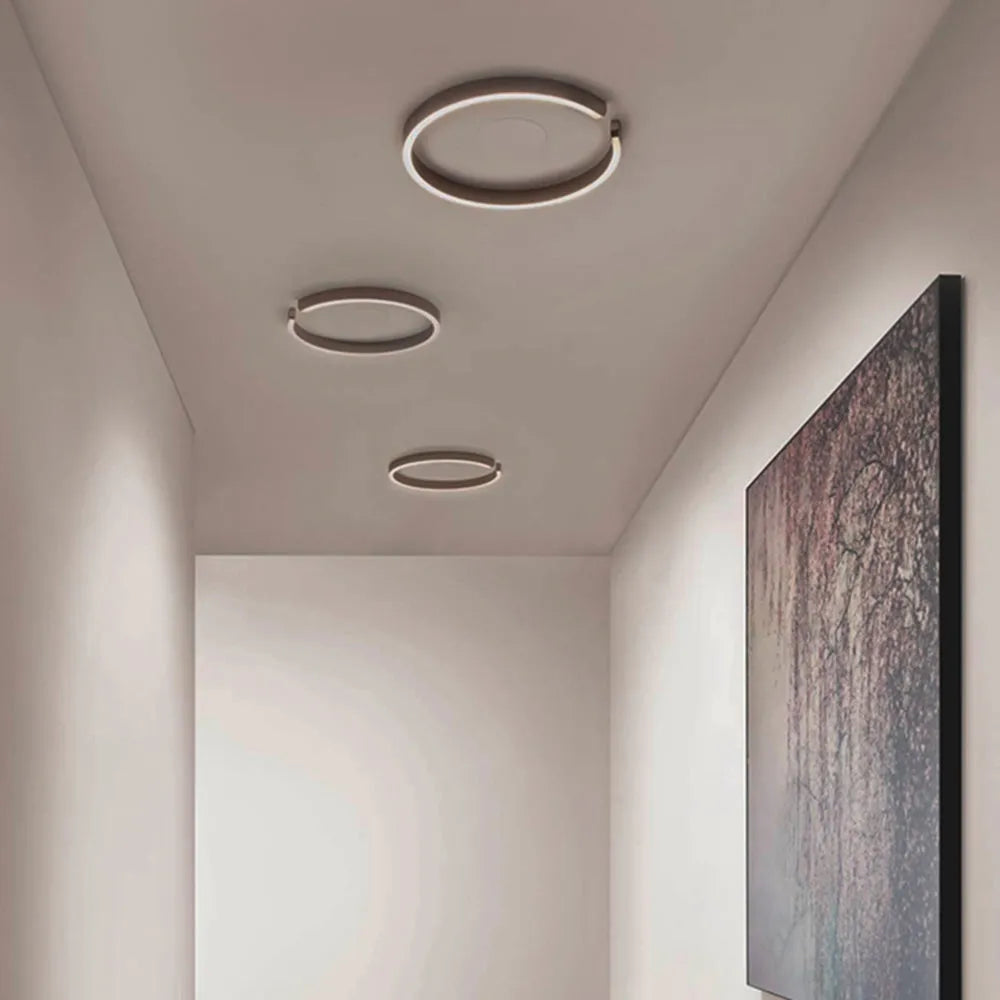 LumaHalo LED Ceiling Light With Modern Ring Design