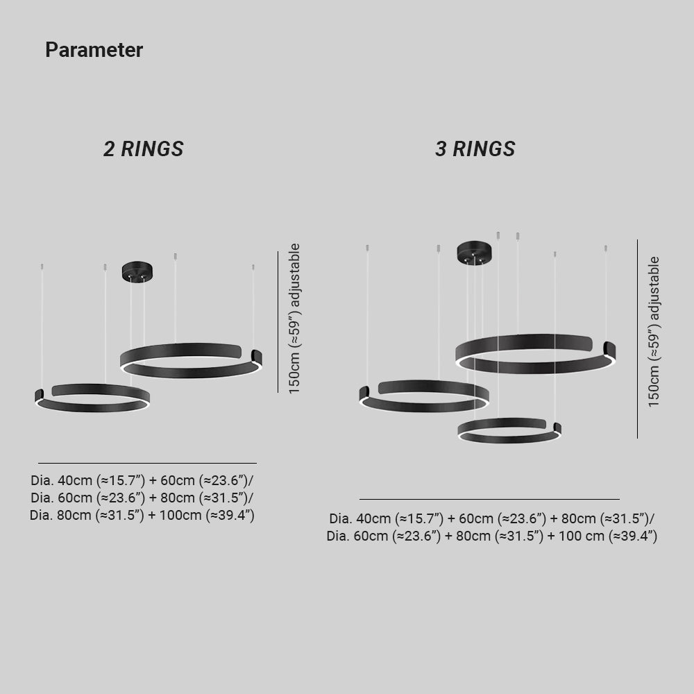 Alegra Minimalist Pendant Light for Dining and Living Rooms