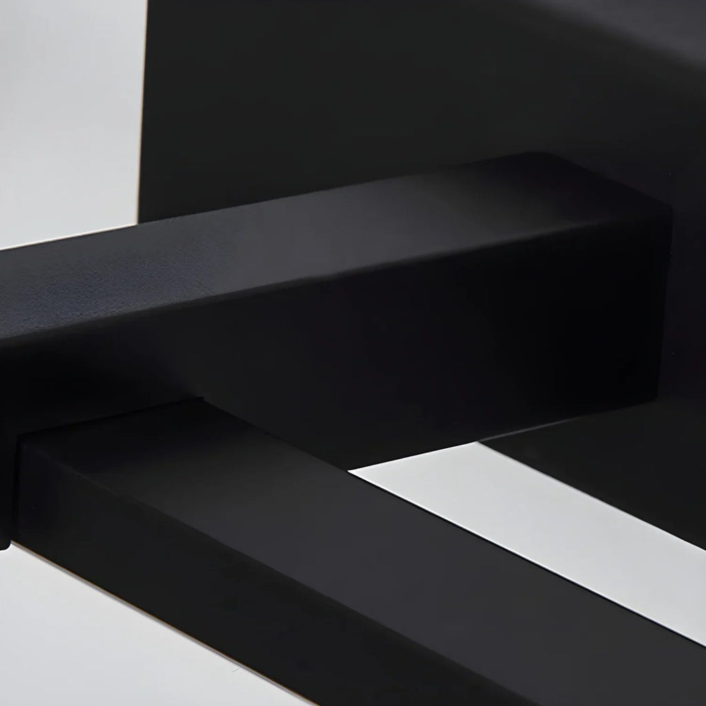 LumaNova Black Wall Light With LED Illumination For Elegant Indoor Spaces