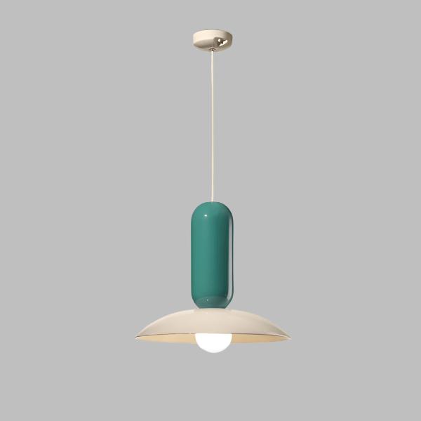 Aeris Macaron Frisbee Pendant Light Colorful Modern E27