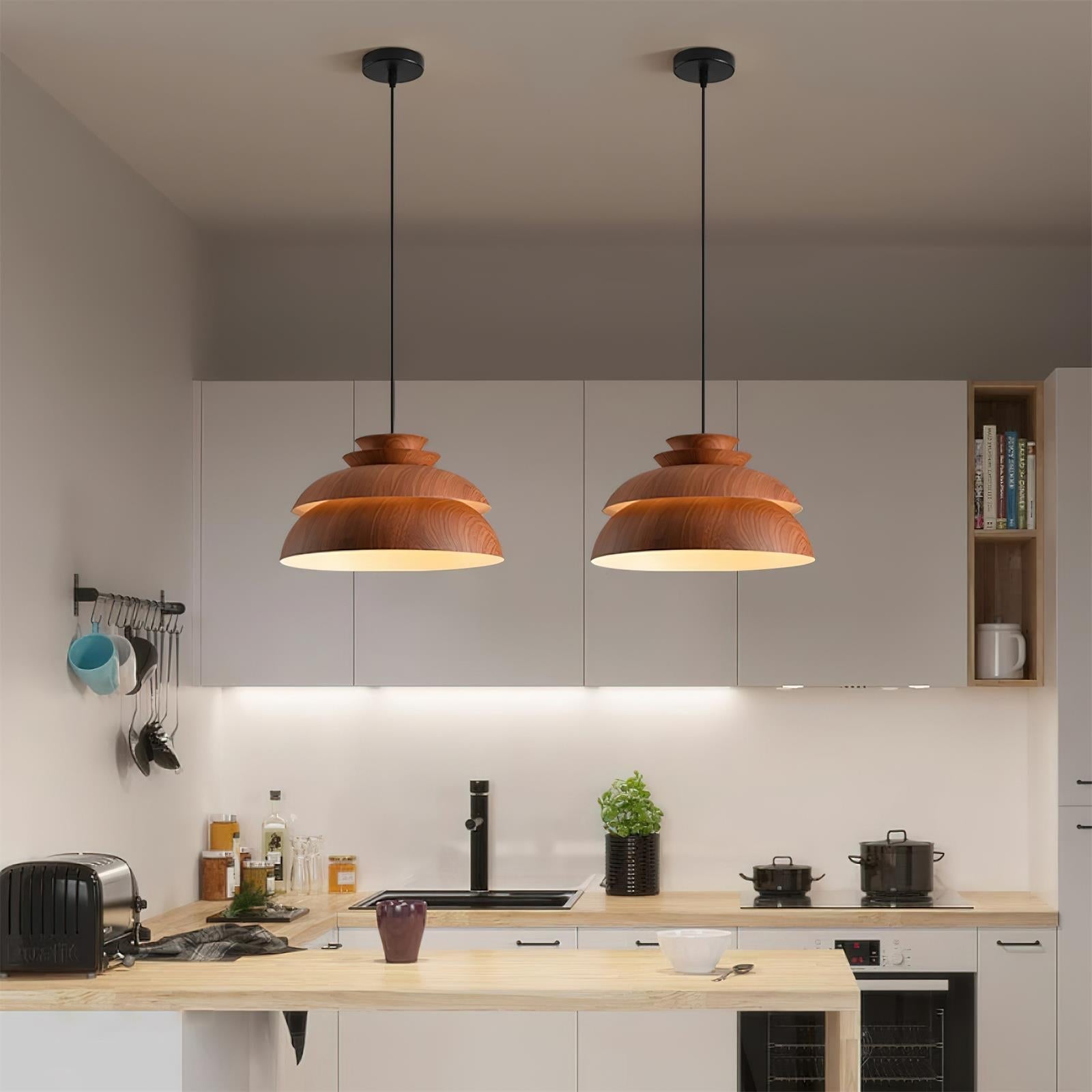 Aurela Aluminum Pendant Light Natural Elegant Ceiling Lamp