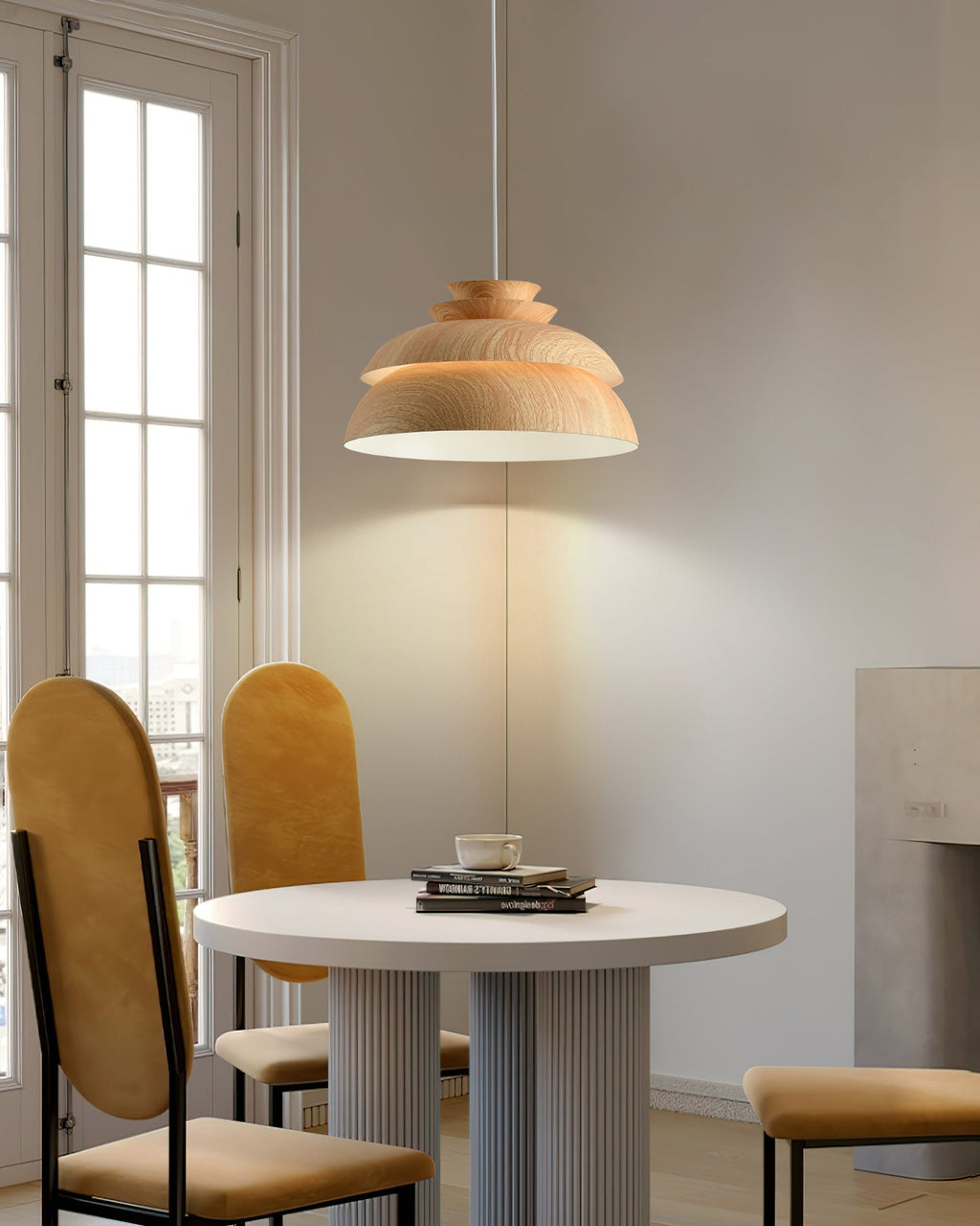 Aurela Aluminum Pendant Light Natural Elegant Ceiling Lamp