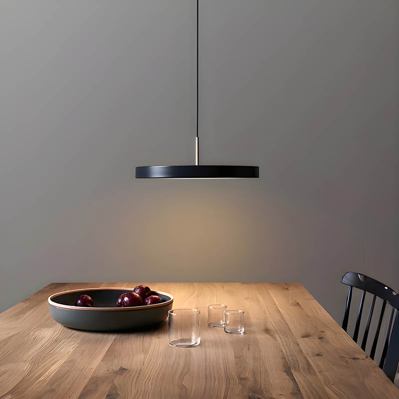 Lyra Aluminum Pendant Light With Acrylic Shade Minimalist