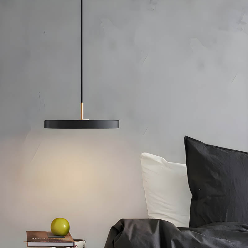 Lyra Aluminum Pendant Light With Acrylic Shade Minimalist