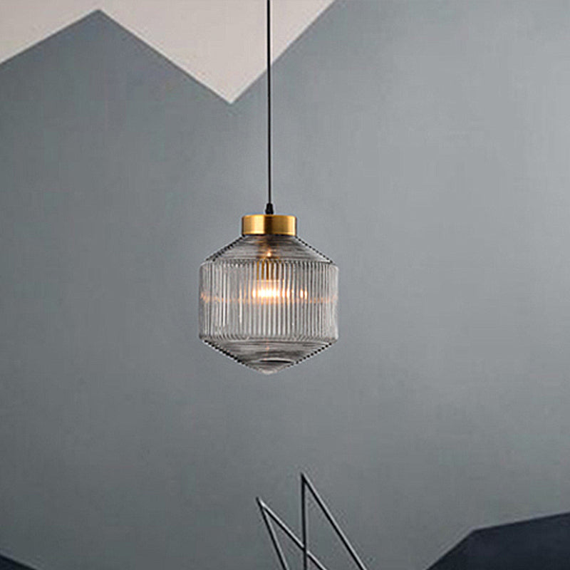 AstraGlass Drum Pendant Light for Living and Dining Rooms