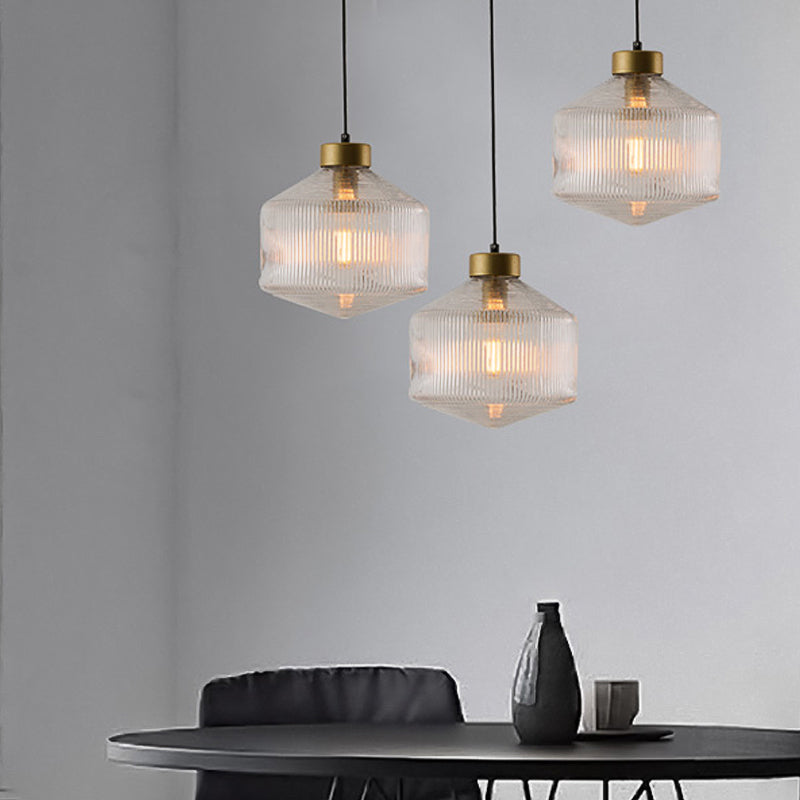 AstraGlass Drum Pendant Light for Living and Dining Rooms
