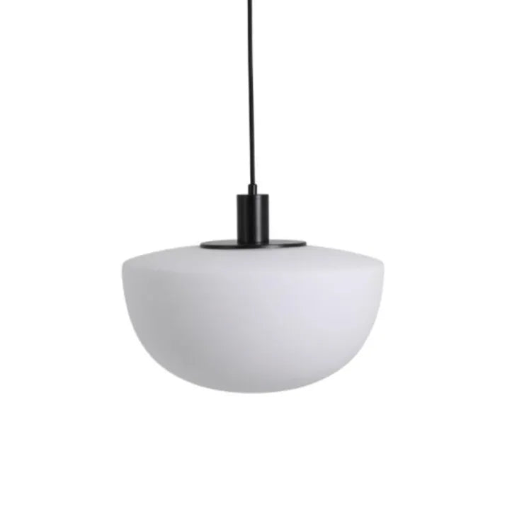 Globe Pendant Light in Glass and Metal for Kitchen and Dining