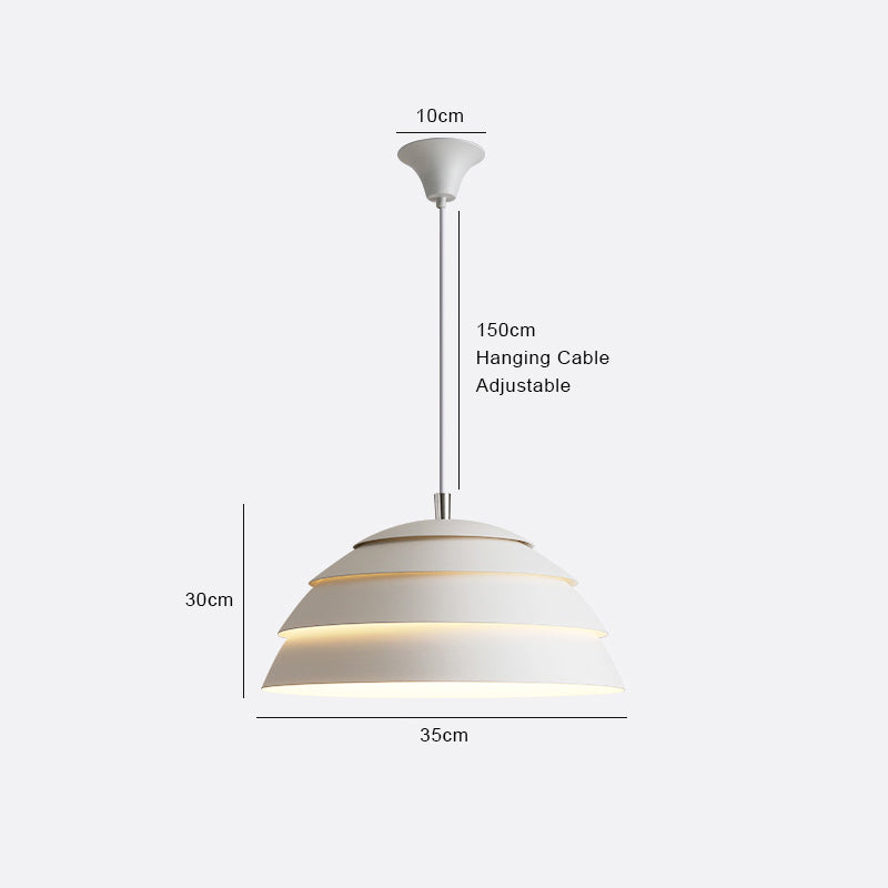 Lyra Nordic Dome LED Pendant Light for Modern Kitchens