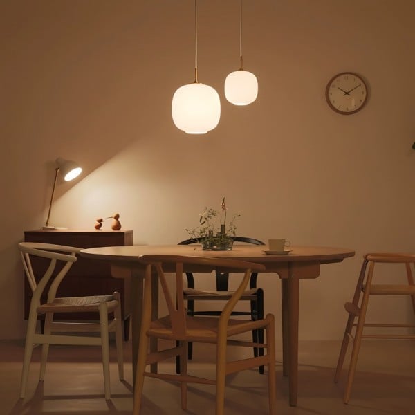 Asterra Nordic Opal Glass Pendant Light For Elegant Interiors