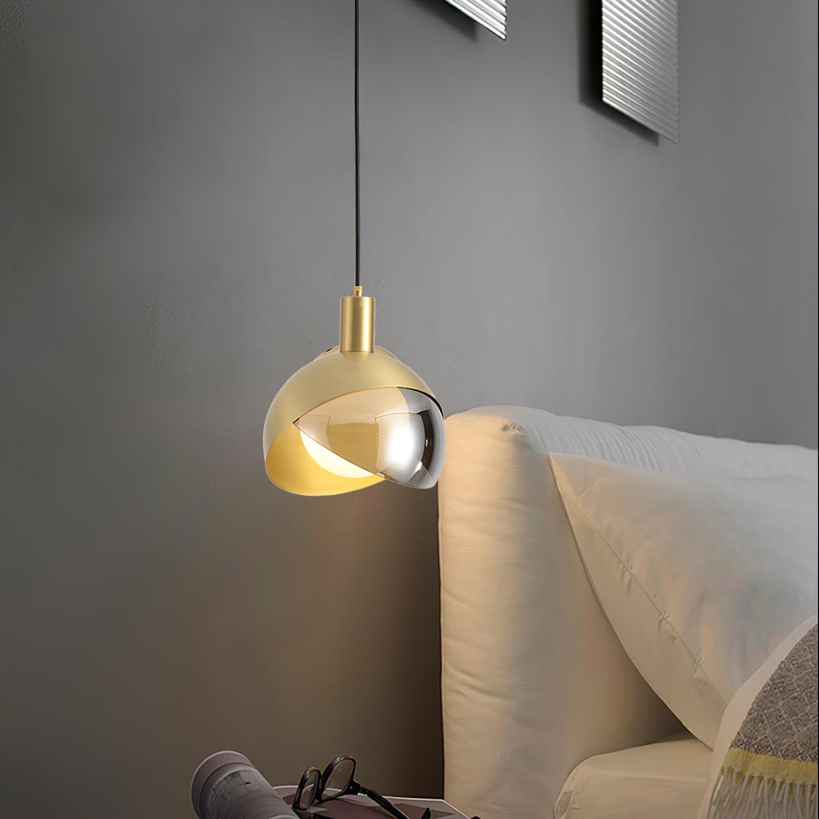 Astraeon Modern Pendant Light In Metal And Glass Finish
