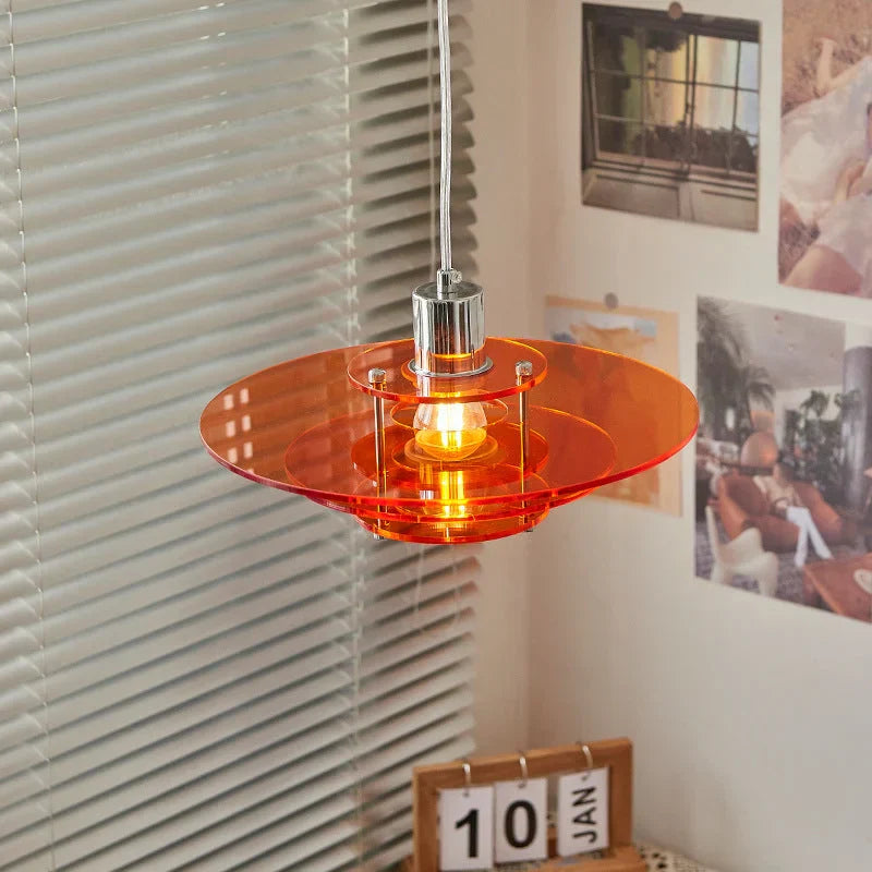LumaOrion UFO Acrylic Pendant Light With Contemporary Elegance