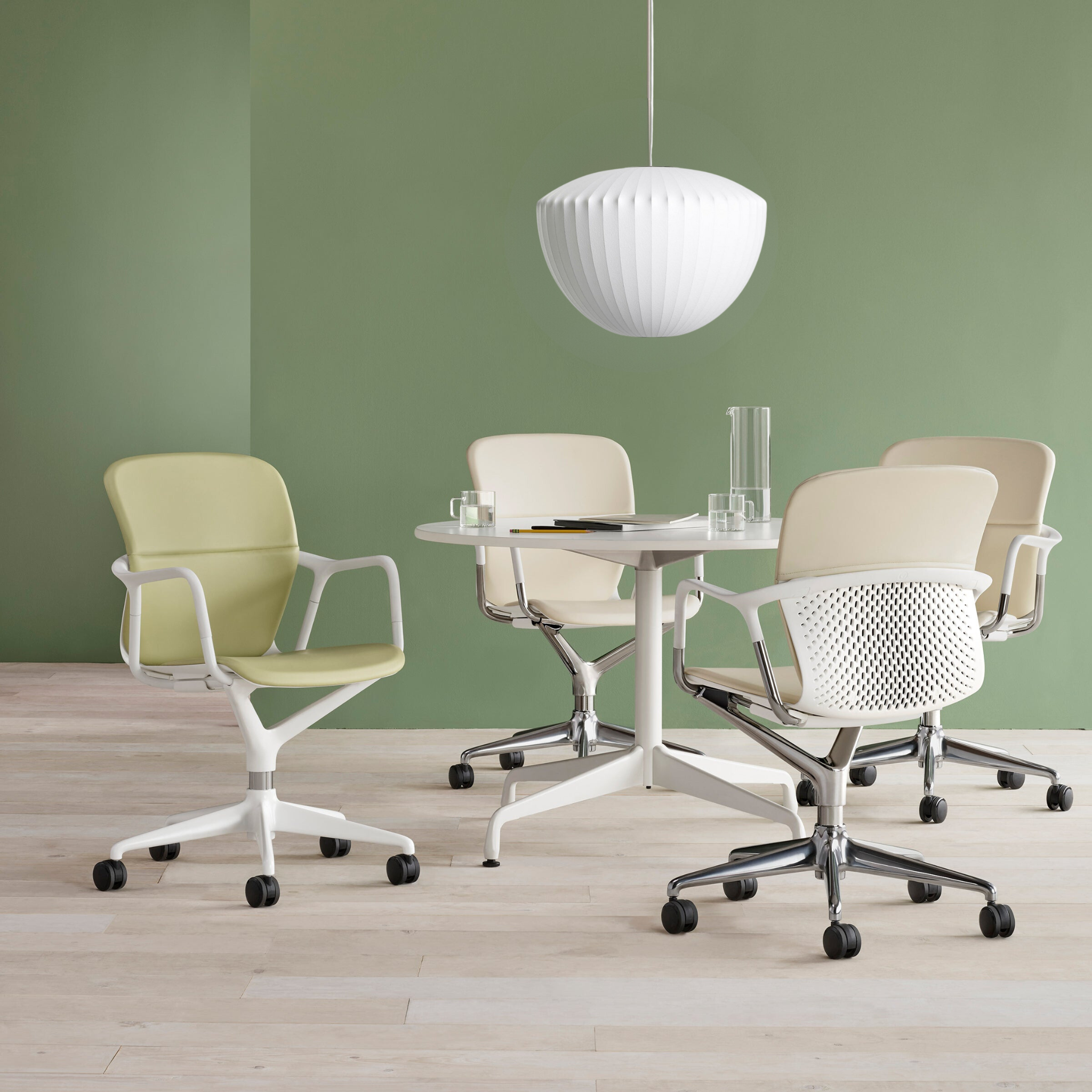 Sylara Modern Wood and Metal Pendant Light Fixture