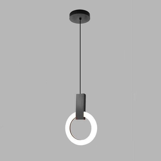 Lumiven Ring LED Pendant Light In Acrylic For Dining