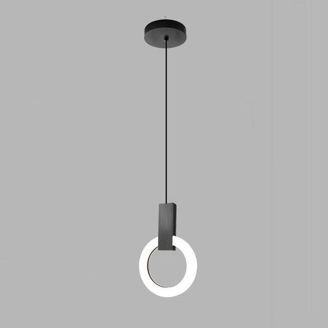 Lumiven Ring LED Pendant Light In Acrylic For Dining