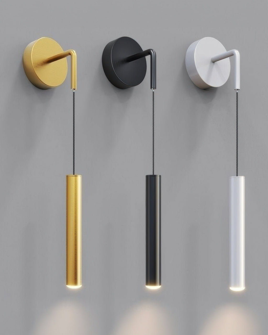 AuroraSphere Zylinder LED Wandleuchte für Flure und Wohnzimmer