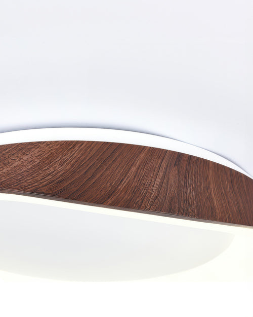 AstraNova Nordic Wood Grain LED Ceiling Light for Living Rooms and Bedrooms