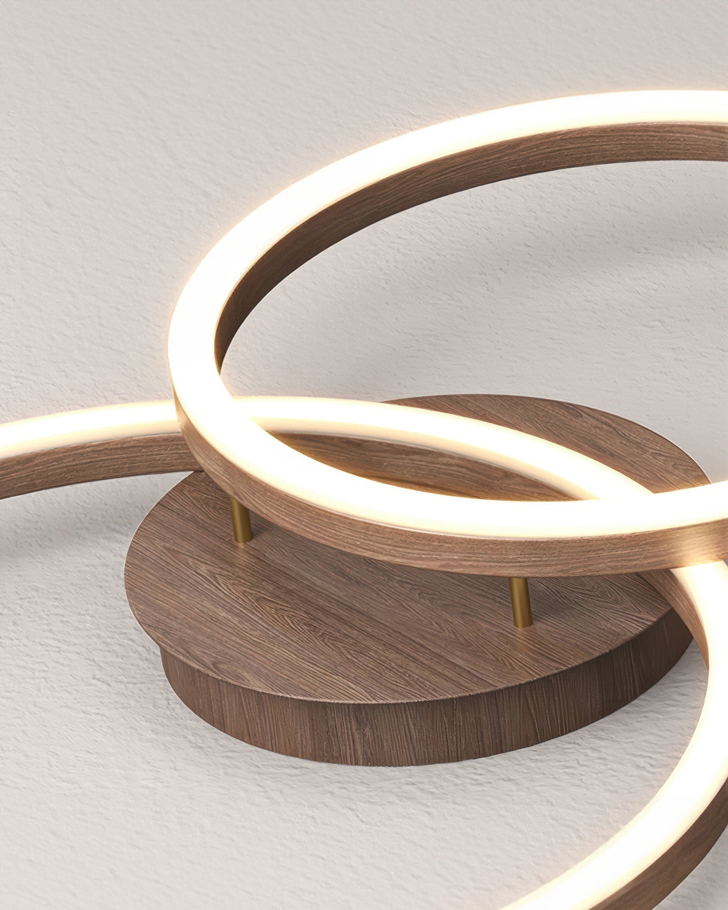 Aurion Geometric LED Flush Mount Ceiling Light For Modern Interiors