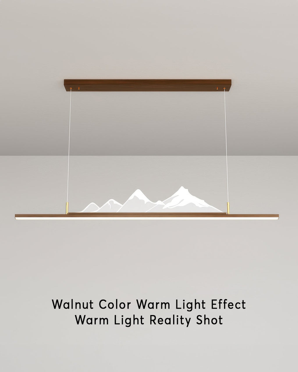 Kyara Zen Long Grain Wood Pendant Light in Japanese Style