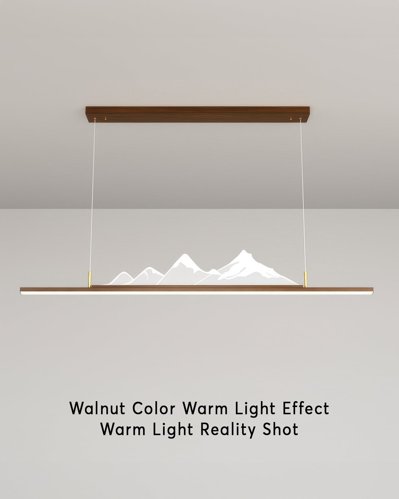 Kyara Zen Long Grain Wood Pendant Light in Japanese Style