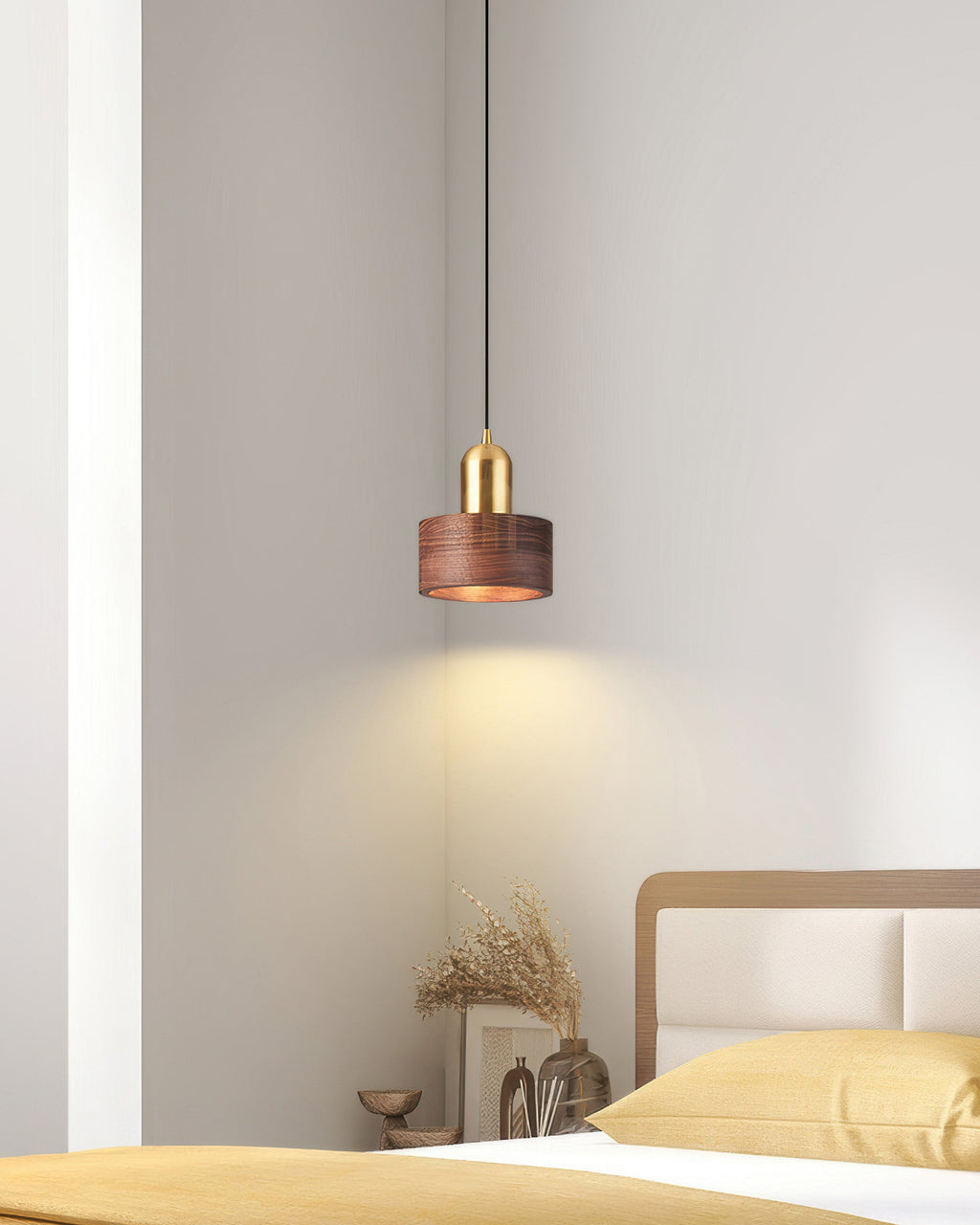 Keiko Cylinder Pendant Light Japanese Inspired Minimal Ceiling Fixture
