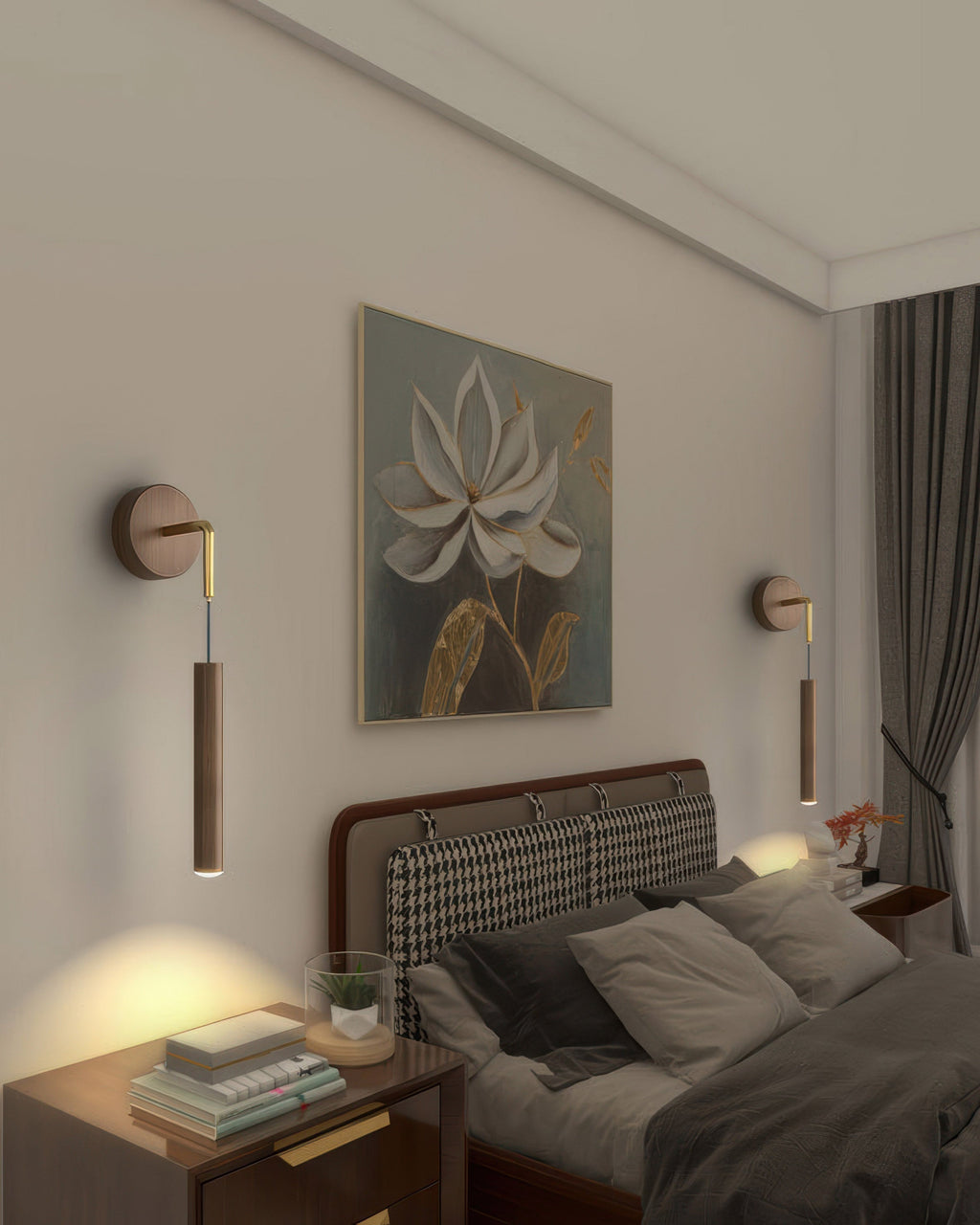 AuroraSphere Zylinder LED Wandleuchte für Flure und Wohnzimmer