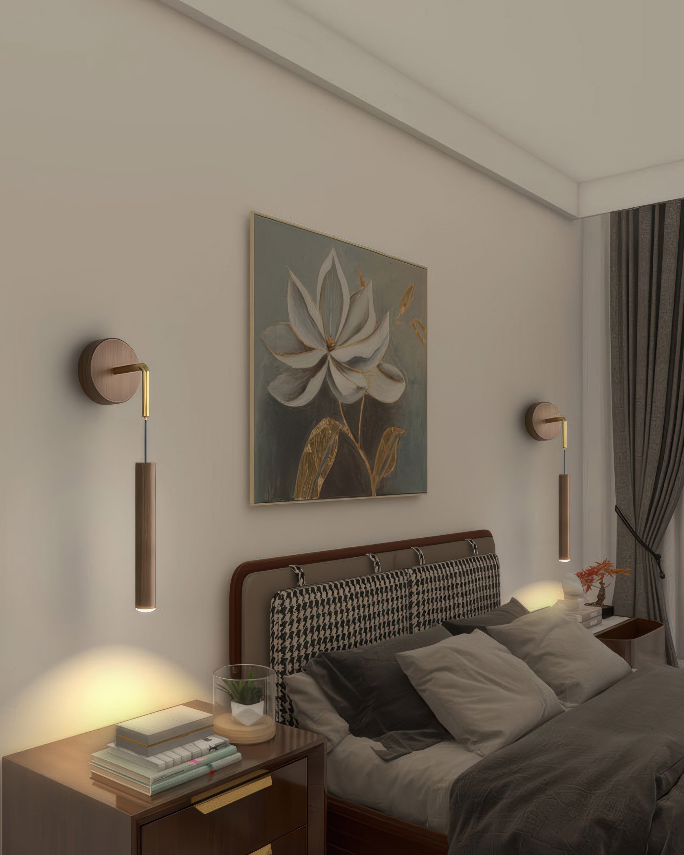 AuroraSphere Cylinder LED Wall Sconce for Hallways and Living Rooms