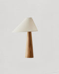 Calmere Tranquil Solid Wood Floor Lamp With Fabric Shade For Living Room