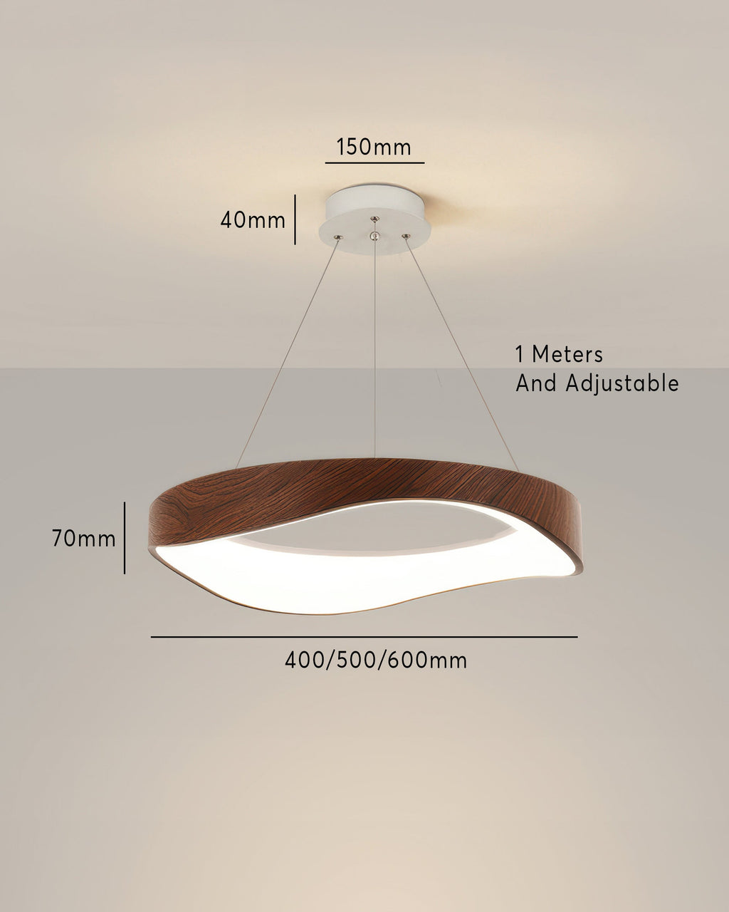 NovaHalo Circle LED Pendant Light For Modern Interiors