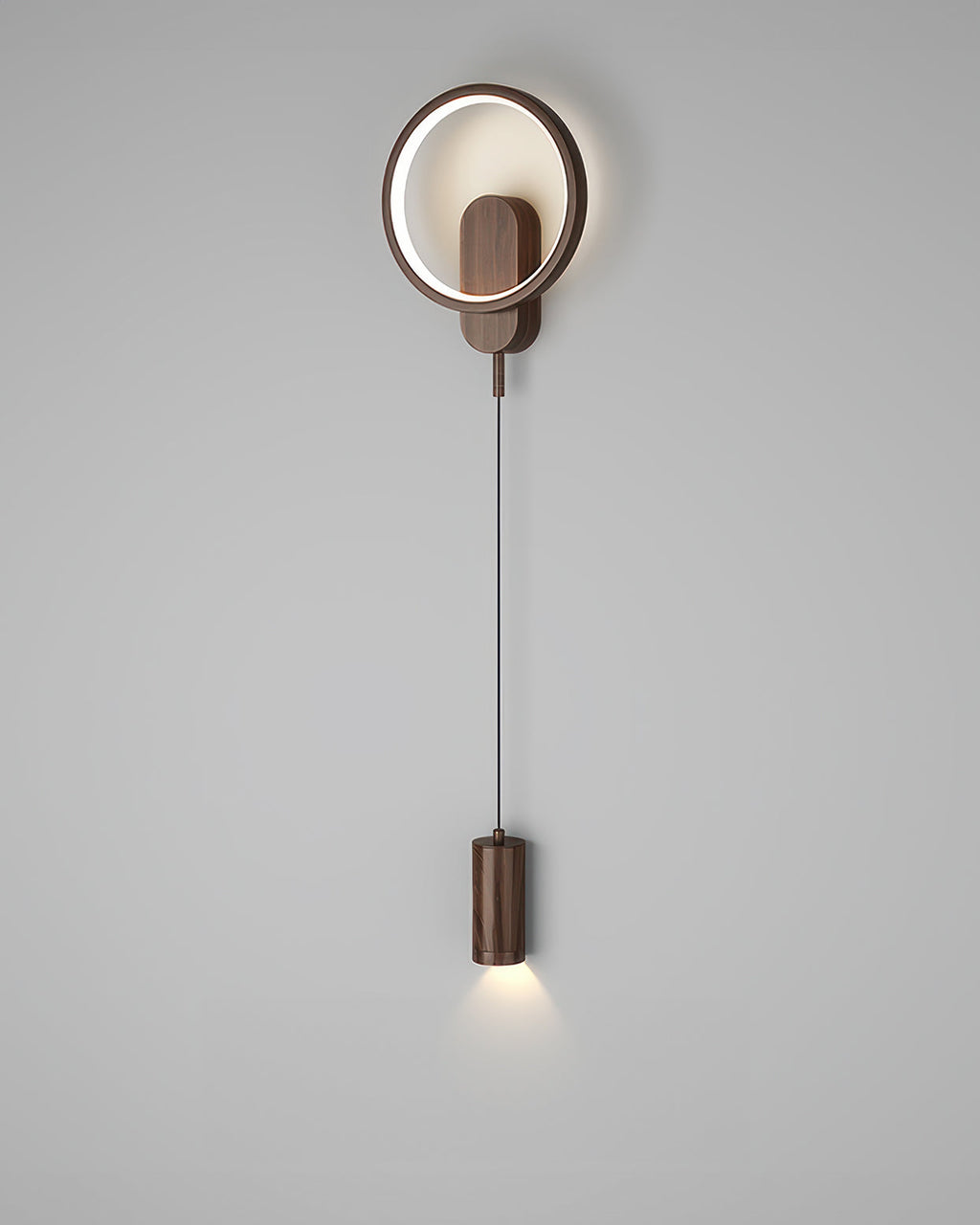 Elara Nordic Wood Grain Wall Lamp With Japandi Influence