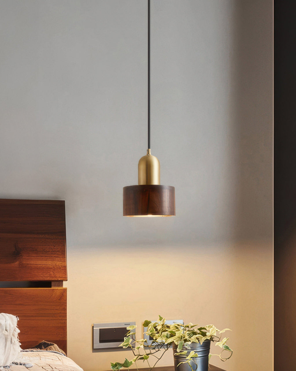 Keiko Cylinder Pendant Light Japanese Inspired Minimal Ceiling Fixture