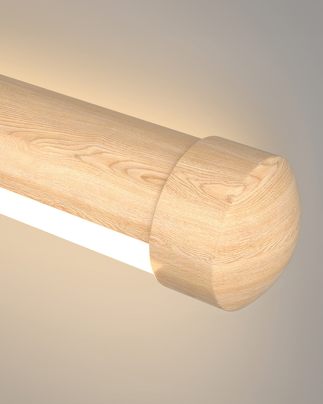 SylvaArc Wood Wall Light With Soft Tube Glow For TV Backdrops