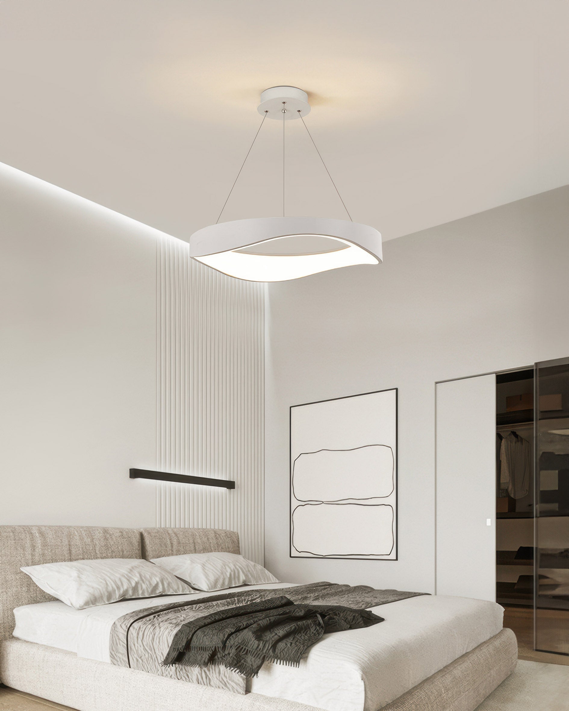 NovaHalo Circle LED Pendant Light For Modern Interiors