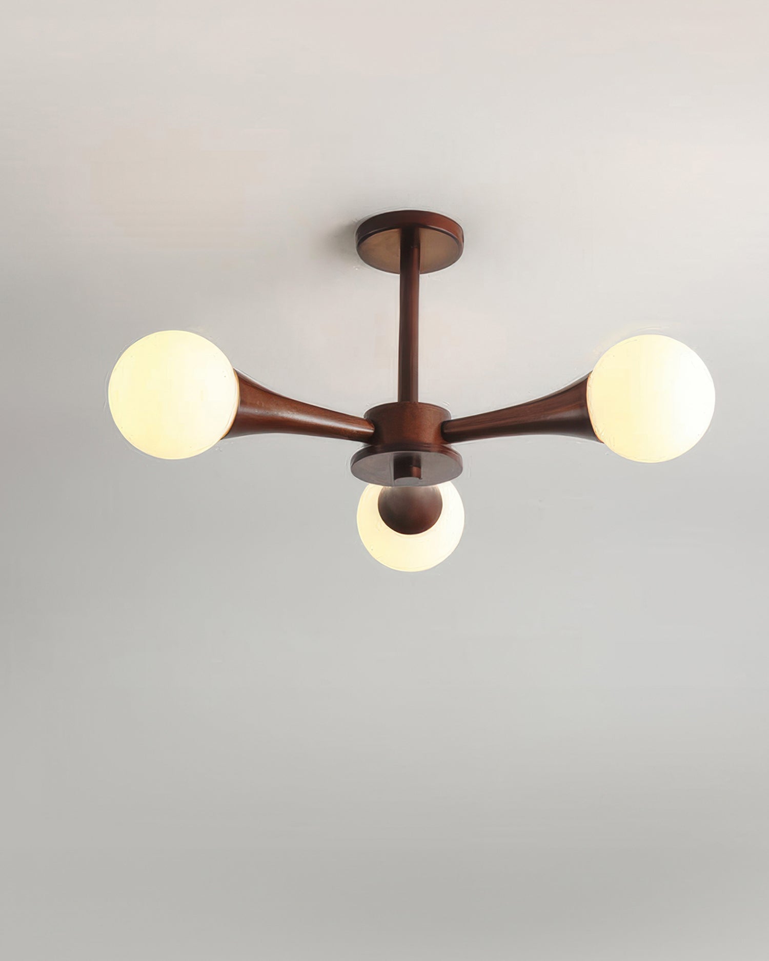 Aurelia Nordic Walnut Minimalist Pendant Light With Adjustable Warm Glow