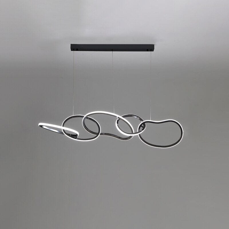 Vela Ring Pendant Light In Rose Gold Or Gold Finish