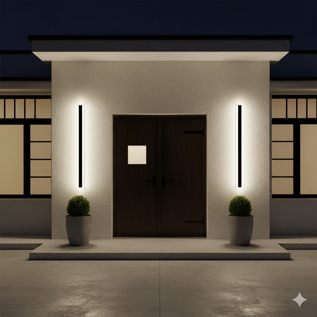 Virell Outdoor Wall Light Stainless Steel Waterproof Motion Sensor