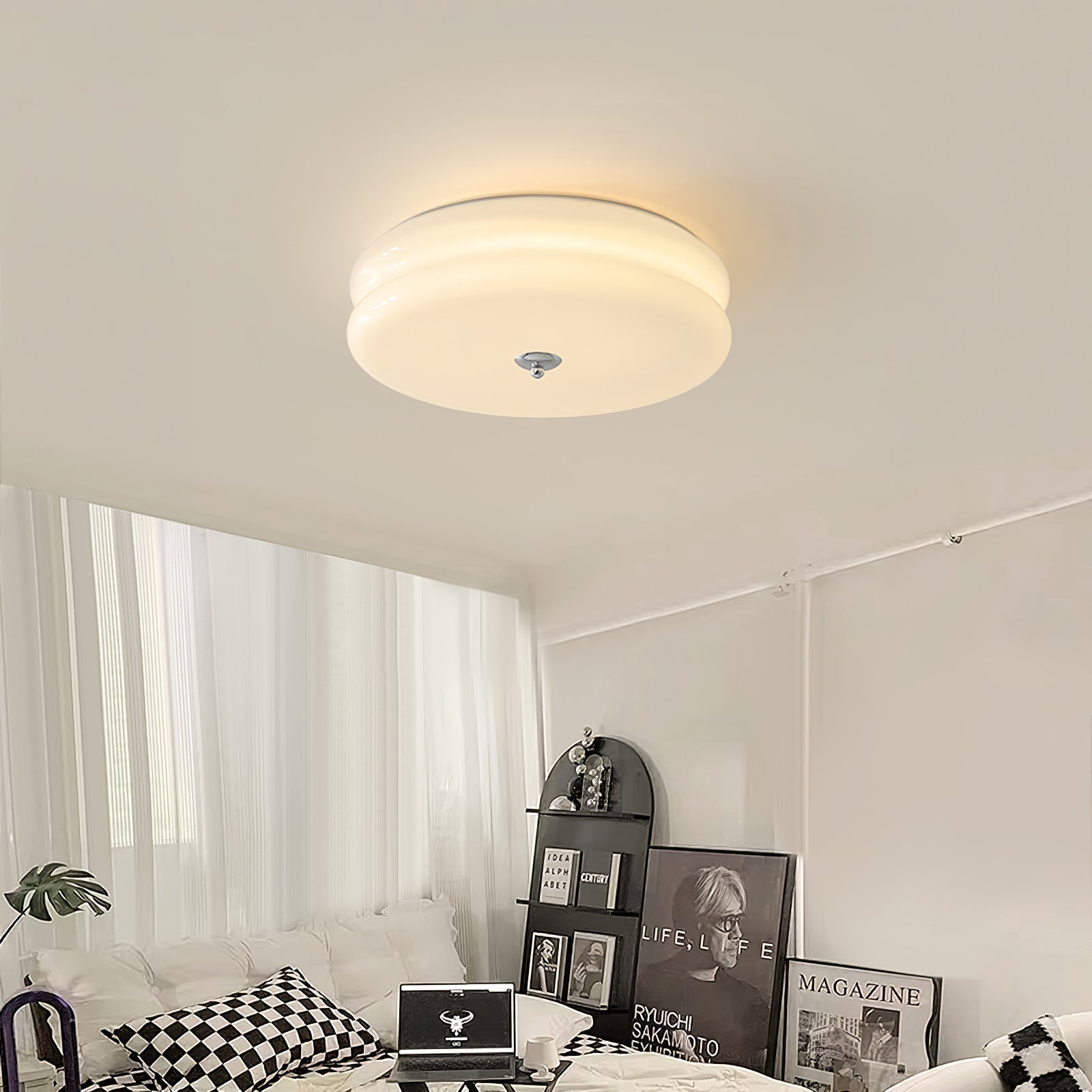 LyraNova Vintage Deco LED Ceiling Light Fixture Deluxe