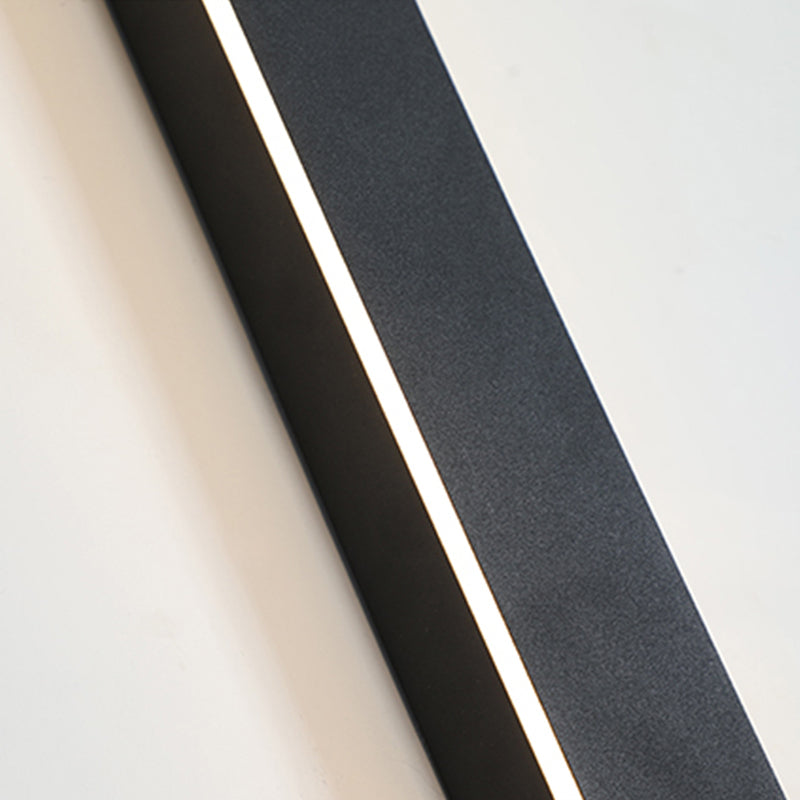 Dimmable IP65 LED Outdoor Wall Light in Minimalist Metal and Acrylic