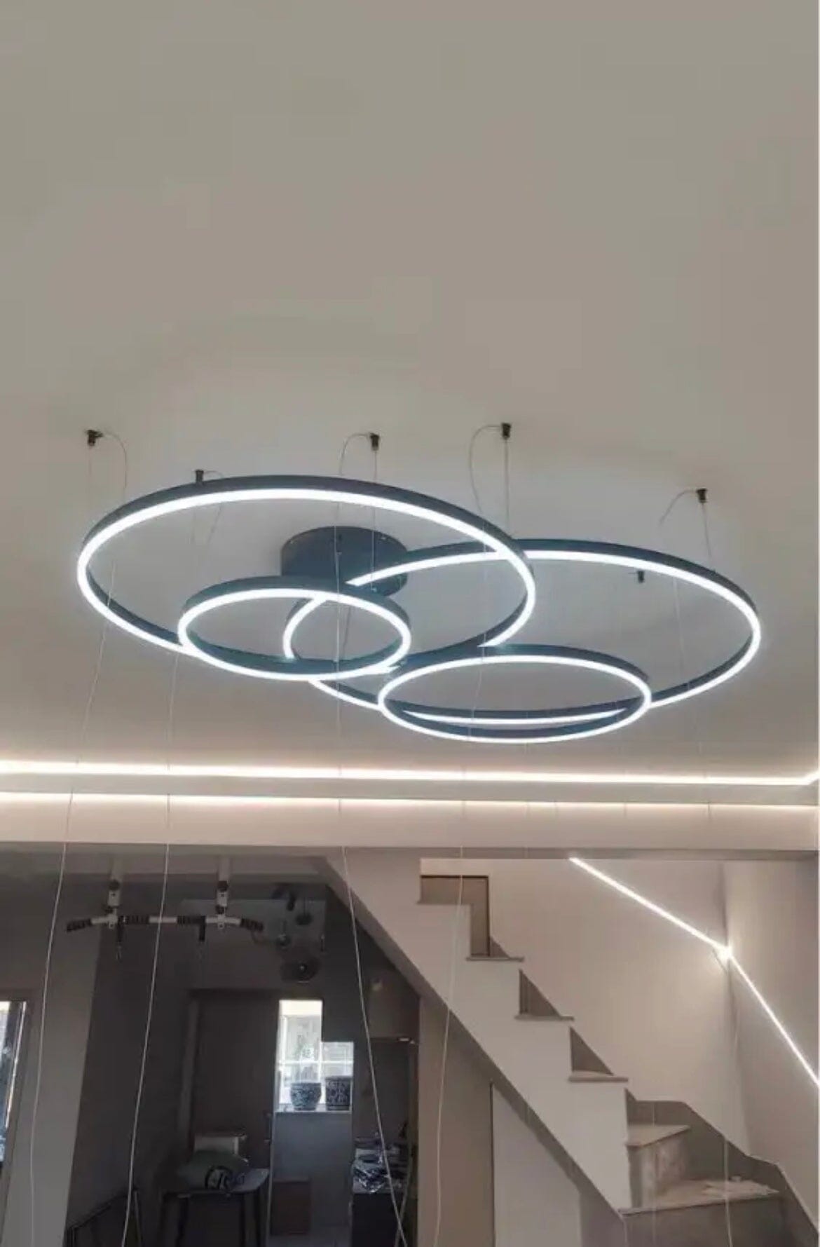 Solara Ring Lamp With Premium Aluminum And Acrylic Construction 12500 Lumens