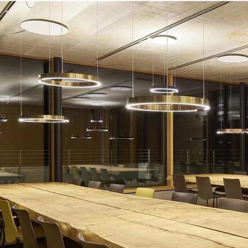 Astraelle Nordic Ring Chandelier for Modern Living Spaces