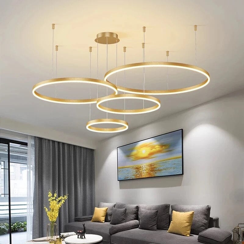 Solara Ring Lamp With Premium Aluminum And Acrylic Construction 12500 Lumens