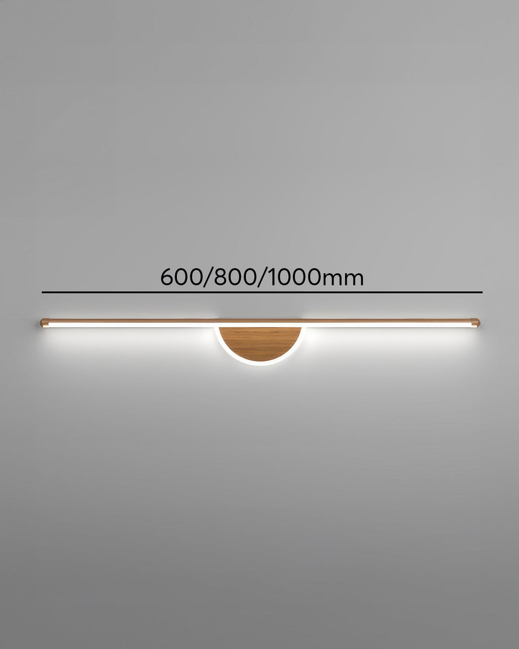 SylvaArc Wood Wall Light With Soft Tube Glow For TV Backdrops