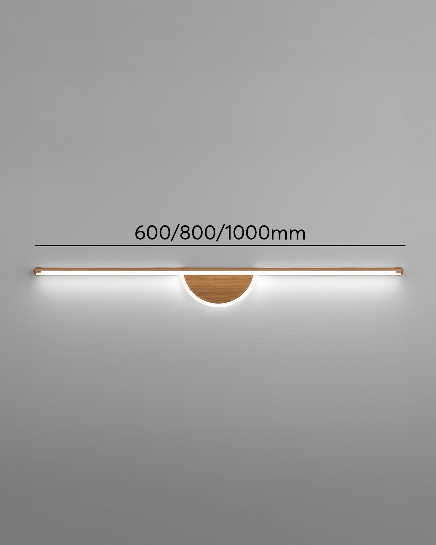 SylvaArc Wood Wall Light With Soft Tube Glow For TV Backdrops