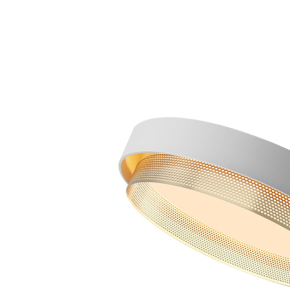 Hollow Round LED Ceiling Light By LumenNova In White And Black CE Certified